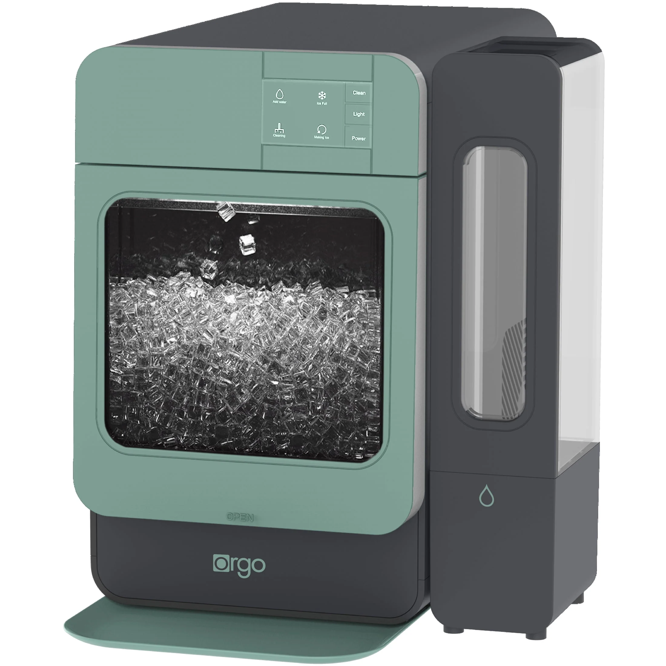 Orgo Products The Sonic Countertop Ice Maker, Nugget Ice Type, Blue