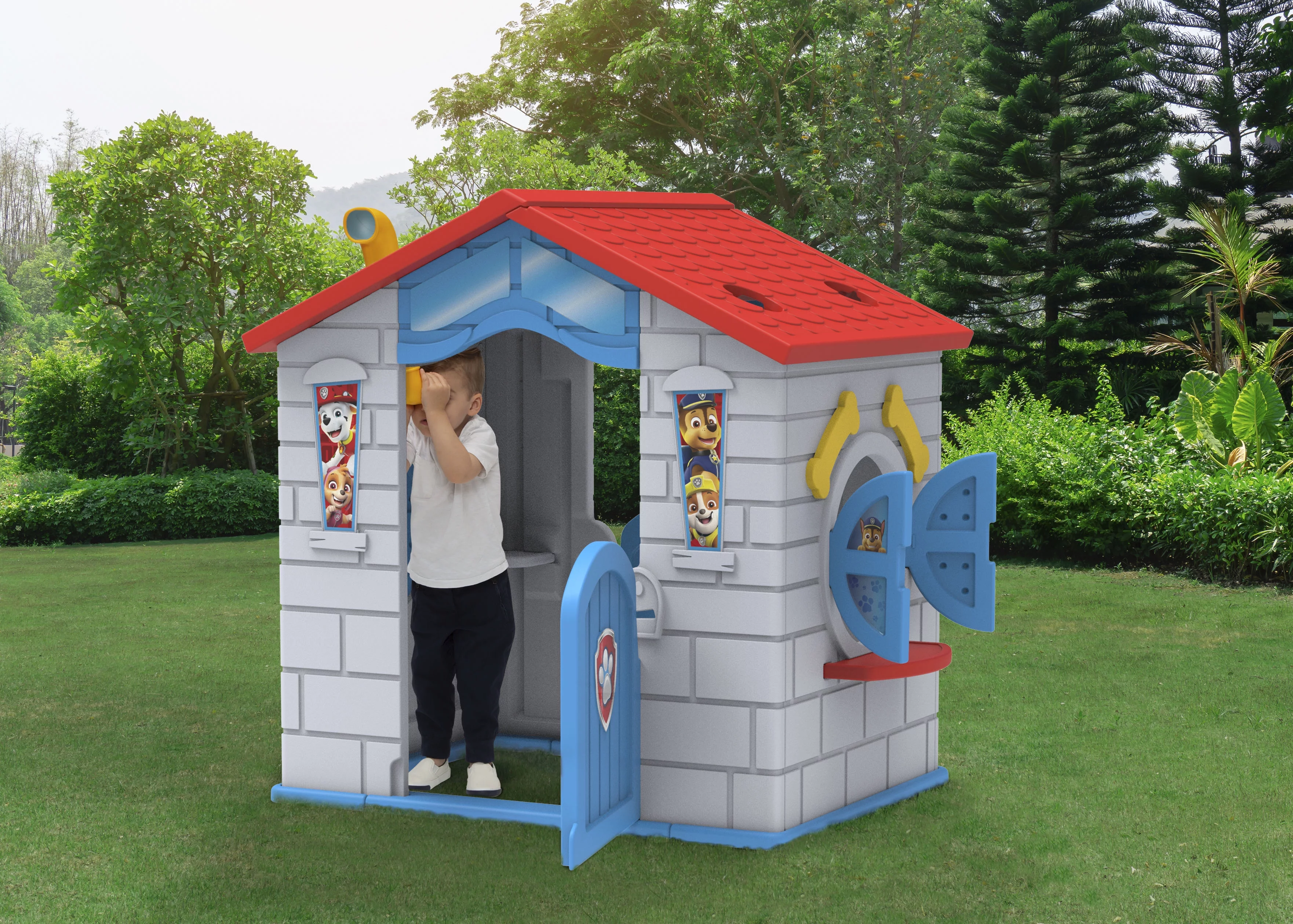 Nick Jr. PAW Patrol Plastic Indoor,Outdoor Playhouse with Easy Assembly