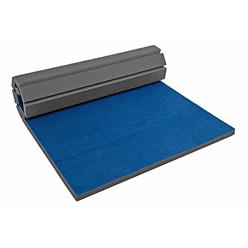 IncStores Cheer Mat | Rollout Gymnastics Mat with a Grippy Gym Carpet Top | Portable Cheerleading Gym Mats for Home Workout and Practice