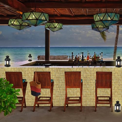 Reed Fencing,Bamboo Fence 6 FT High,Bamboo Privacy Reed Fence for Outdoor Backyard Patio,Restaurant,Hotel (6X16.4FT)