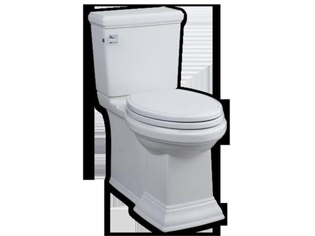 American Standard 2817.128.020 White Town Square Elongated Toilet