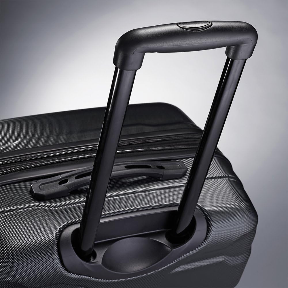 Samsonite 68309-1041/68308-1041 Omni Hardside Spinner 2-Piece Luggage Set 24 Inch and 20 Inch - Black
