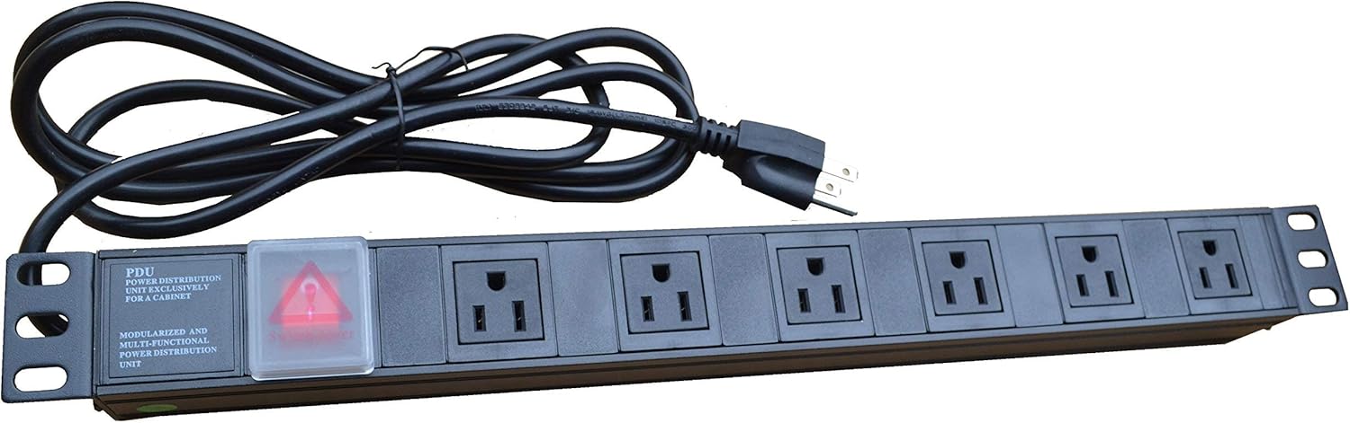 Sysracks Server Rack 42U Network Enclosure 39 inch Deep Data Cabinet on Wheels - Fully Locking Network Rack - Thermostat - LCD Screen - Power Strip