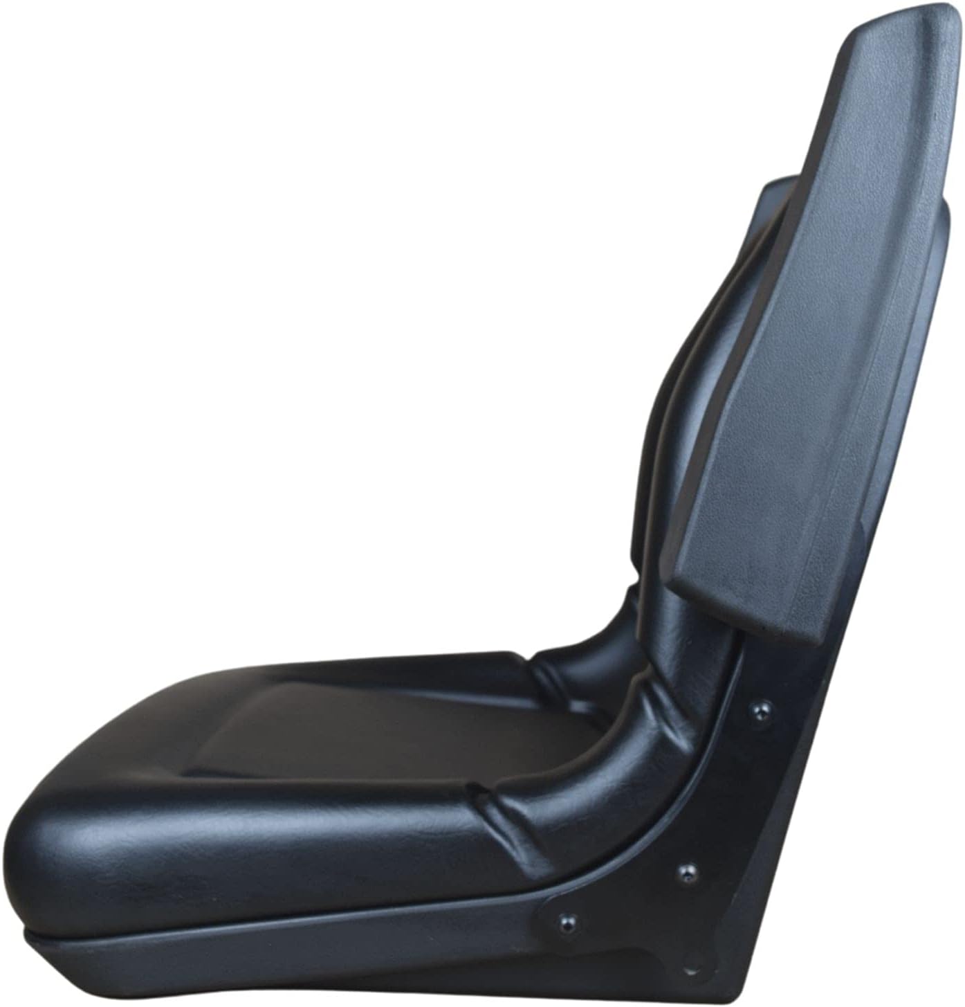 TRAC SEATS Black Tractor Seat with Armrests for John Deere 650 750 850 950 1050 900CH Compact Tractors CH16115 (SAME DAY SHIPPING)