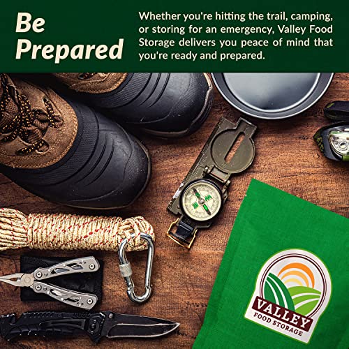 76 Serving Freeze Dried Meat & Rice Bucket | Premium Emergency Food Supply, Contains 1,044 g Protein | Non-GMO Survival Food 25 Year Shelf Life | Prepared Foods Survival Kits from Valley Food Storage