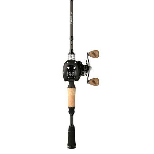 13 Fishing Concept A 7.3:1 Left Hand Casting Reel, Black