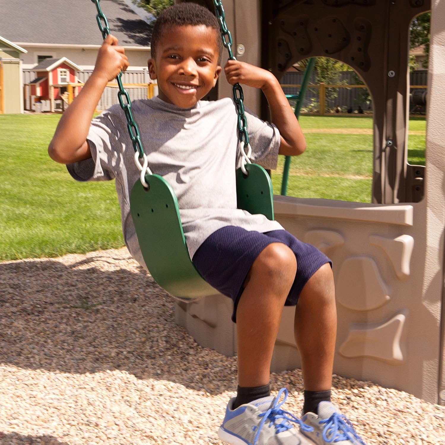 Lifetime 290633 Adventure Tower Swing Set, Earthtone