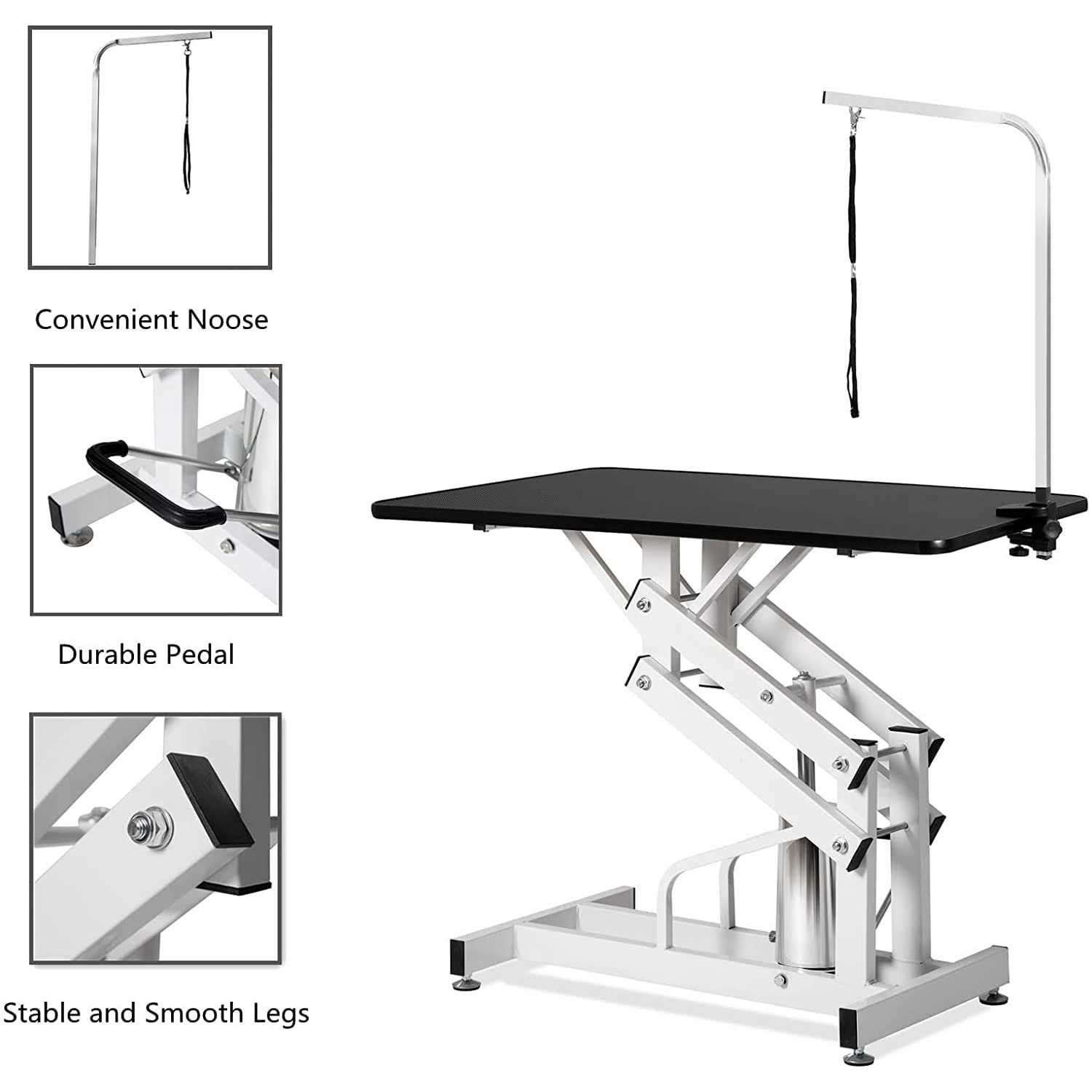 Hydraulic Pet Grooming Table for Large Dogs Professional Heavy Duty Adjustable Height - Pet Supplies online store