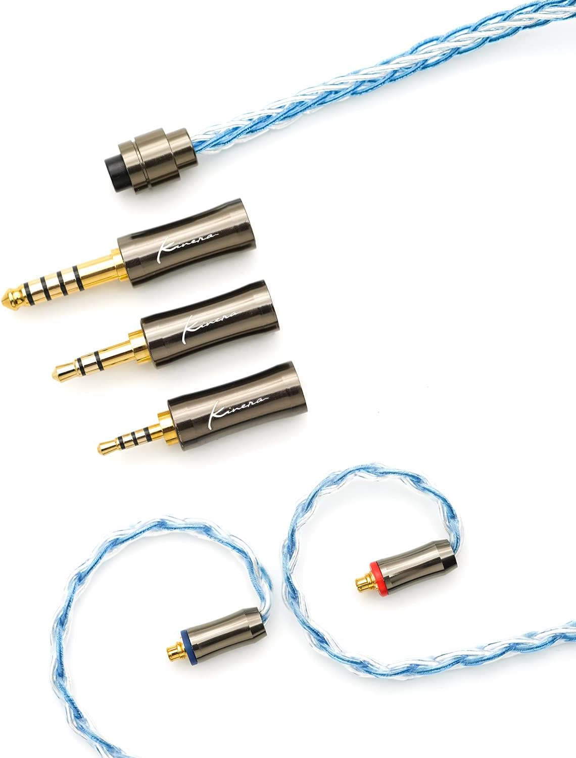 Kinera Ace Modular Upgrade Cable, OFC+OFC with Silver Plated 8 Core IEM Cable (0.78 2PIN)