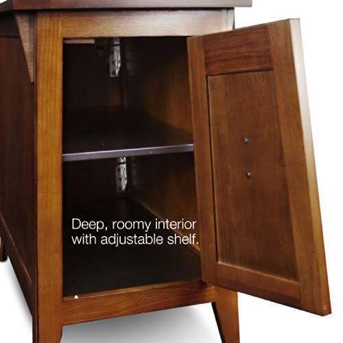 Leick Favorite Finds Mission Cabinet End Table Russet