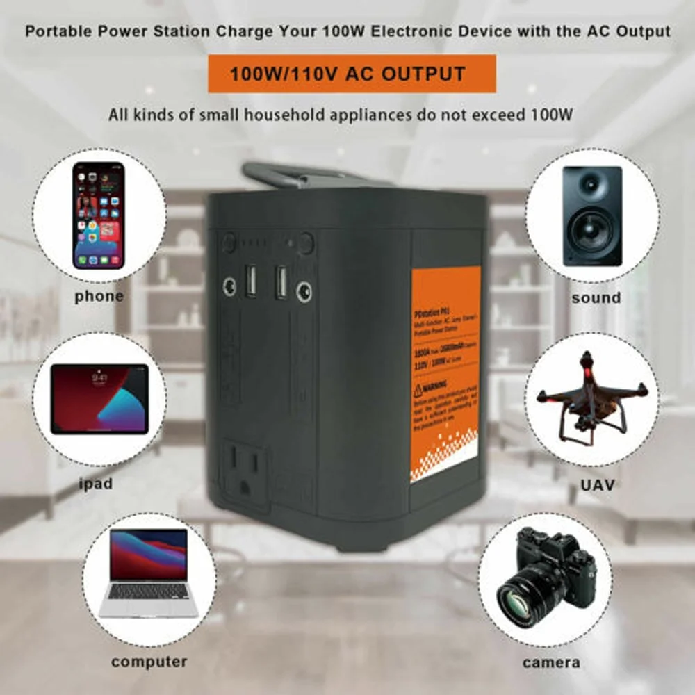 26800mAh Car Jump Starter Booster Jumper Box Power Bank Battery Charger Portable