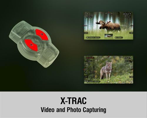 ATN X-Trac Smart Tactical Remote Access Control w/Bluetooth, Device Works Smart HD Scopes to Operate Through The menu Faster, Black Pack of 2