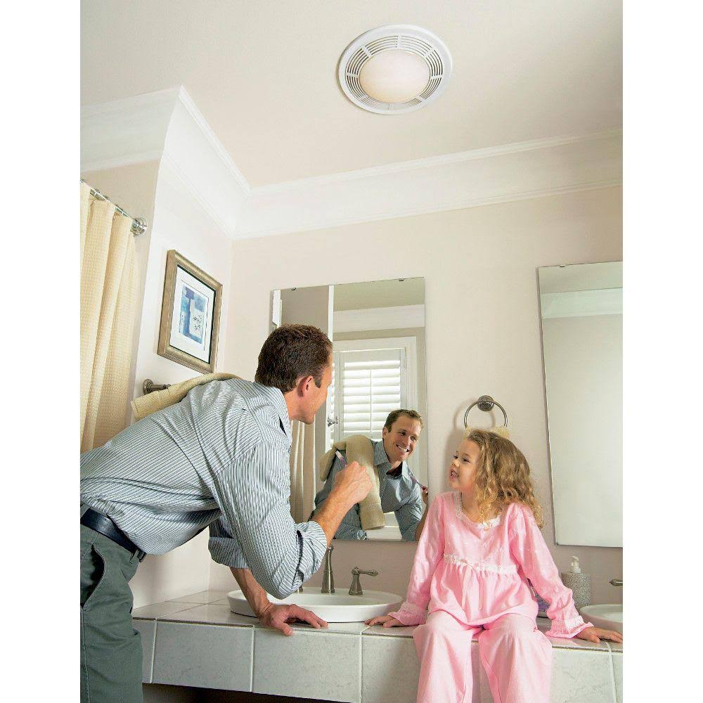 Broan Nutone 8663RP 100 CFM Bathroom Fan with Light