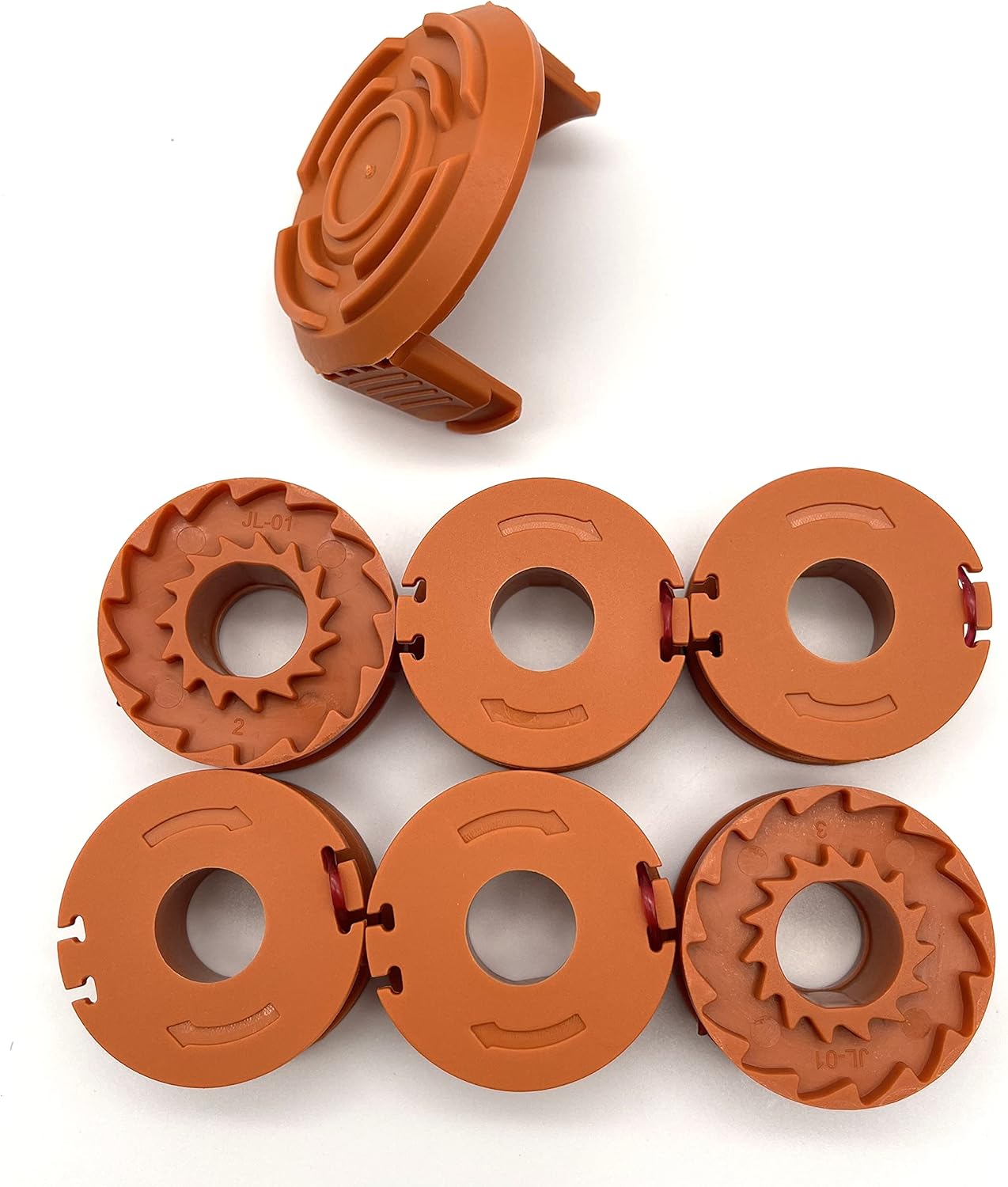 JEILIN Replacement Trimmer Spool Line, WA0010 Replacement Trimmer Spool Line 0.065�?String Trimmer Spool (Cap 6)
