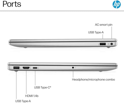 HP 15.6" Touchscreen Business Laptop Computer - Intel 13th Core i3-1315U(Up to 4.5GHz), Intel UHD Graphics, Anti-Glare, Windows 11 Pro (16 GB RAM,512GB SSD)