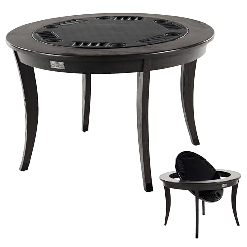 Barrington Poker Multiple Styles Folding Poker Table & Poker Table Top/Dining Table Collection, Durable Padded Rail Tables with Felt Playing Surface, Perfect for Texas Holdem Games