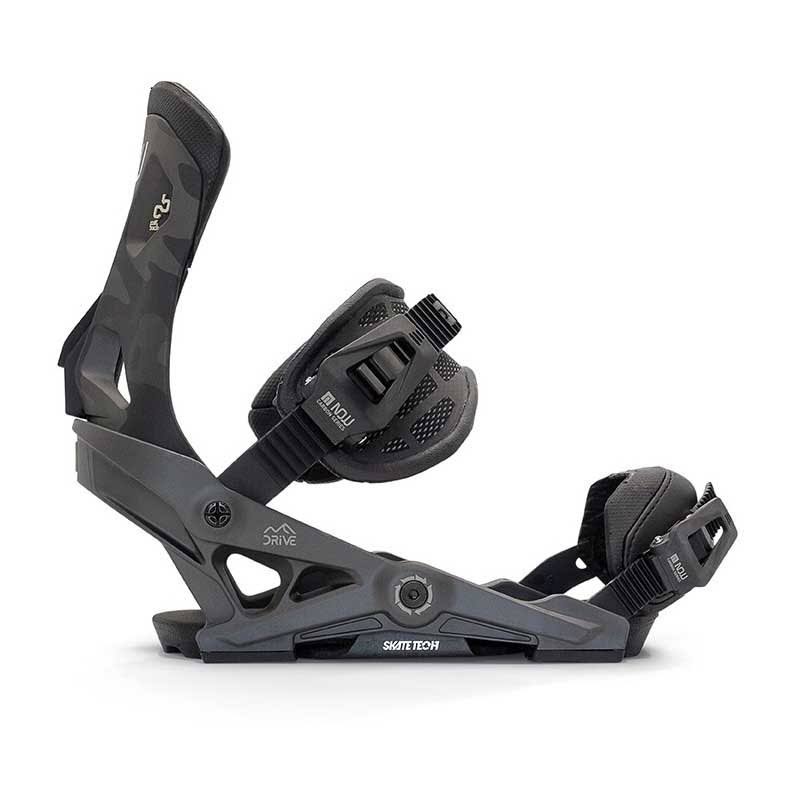 Now Drive Snowboard Bindings - Charcoal M