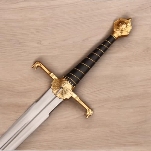 BlackFyre Full Metal, Daemon Targaryen Dark Sister Cosplay Replica Sword Movie Replica Sword Dragon House Sword, Cosplay Kingdom