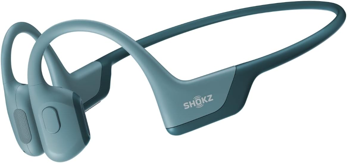 Shokz OpenRun Pro - Premium Bone Conduction Open-Ear Bluetooth Sport Headphones - Sweat Resistant Wireless Earphones for Workouts and Running with Deep Base - Built-in Mic, with Headband (Black)