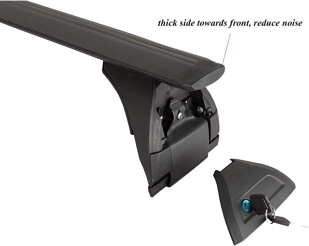 Roof Rack Cross Bars for Jeep Wrangler 2008 - 2022 Kayak Cargo Carriers Roof Rails Crossbars (4-Door Hard Top)