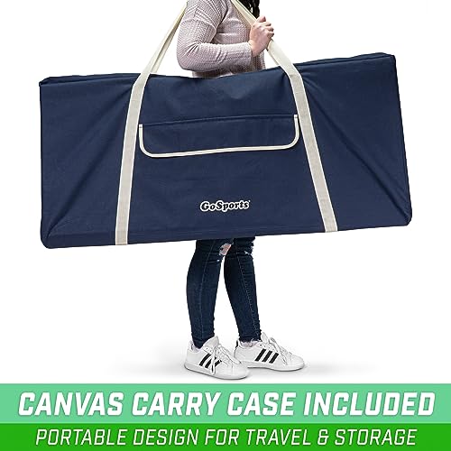 GoSports 4 Foot Width Giant Portable 4 in a Row Game - Huge Size with Carry Case and Rules