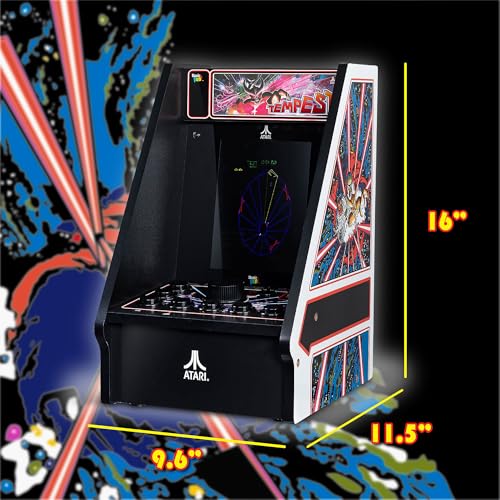 Arcade Classics - WWE Counter Series Game Machine, 4 Games, 8" Liquid Crystal Screen - Mini Cabinet, Portable Gaming, Retro, Countertop Console, Basement Decoration, Man Cave