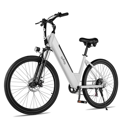 Cityone Electric Bike for Adults 26" Step-Through 22MPH Ebike with 2.1" Tire,UL2849 Certified Built-in Removable Battery,Peak 750W Motor Ebikes with 7 Speed, Commuter E Bicycle
