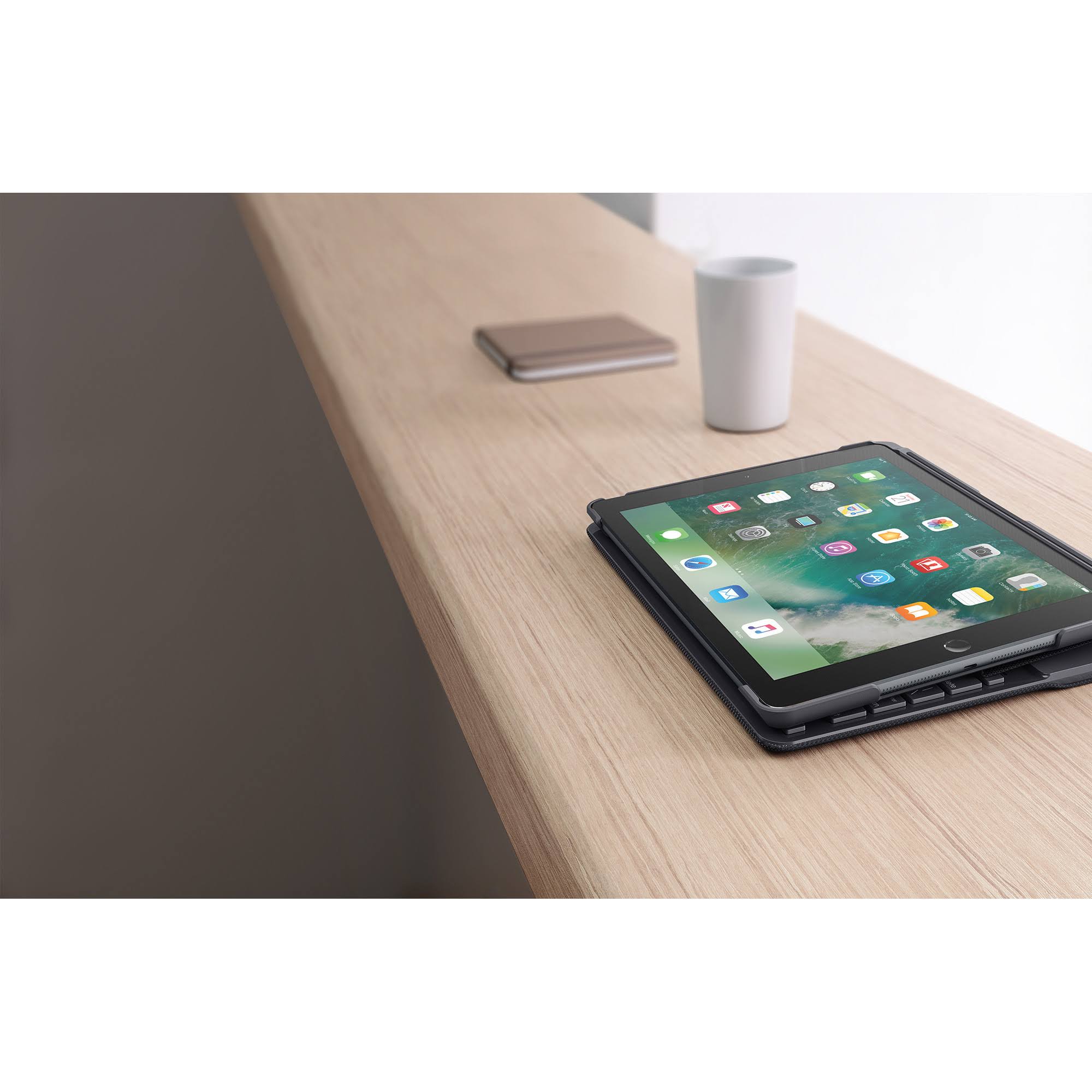 Logitech Slim Wireless Bluetooth Scissor-Switch Keyboard and Folio Case for 9.7-inch iPad (5th generation