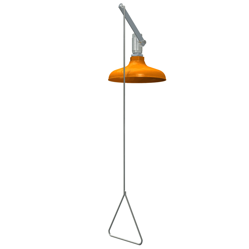 Guardian Equipment GBF1635 Vertically Mounted Barrier-Free Emergency Shower