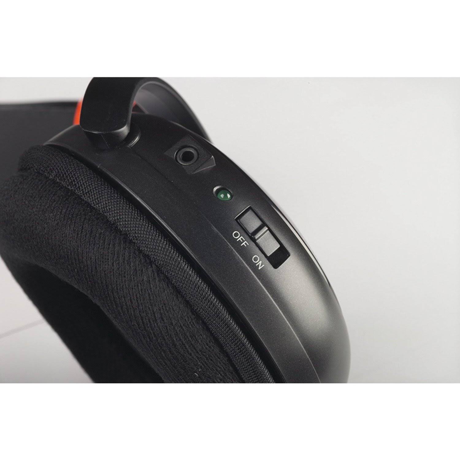 RCA WHP141 Wireless Over-Ear Headphones - Black