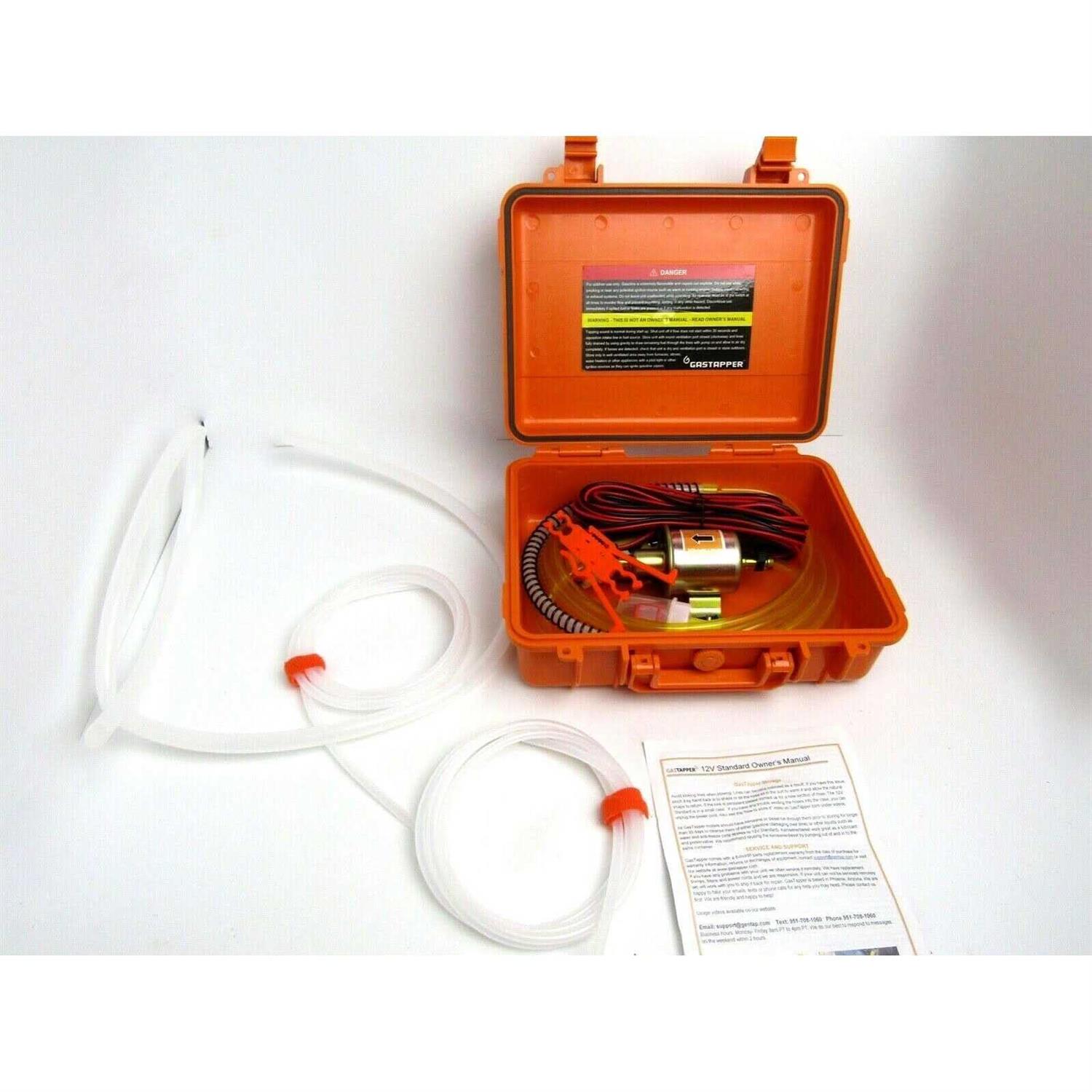 Flowjoe Gastapper Standard 12v Fuel Transfer Pump Moves 30 Gallons of Gas Per Hour. Great for Preppers