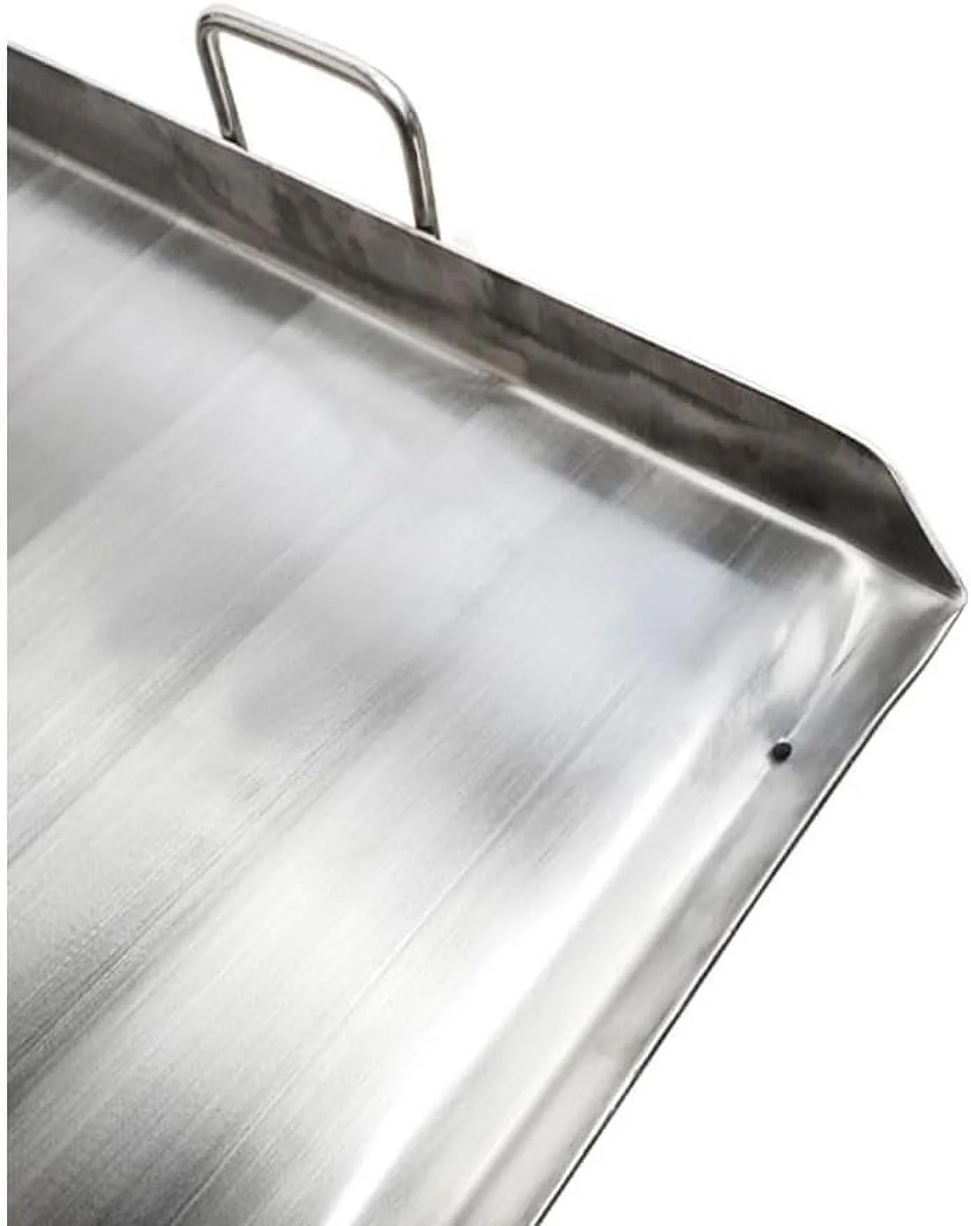 HEAVY DUTY 36" X 20" Stainless Steel Flat Top TRIPLE Griddle Plancha Extra Rib Double Bottom