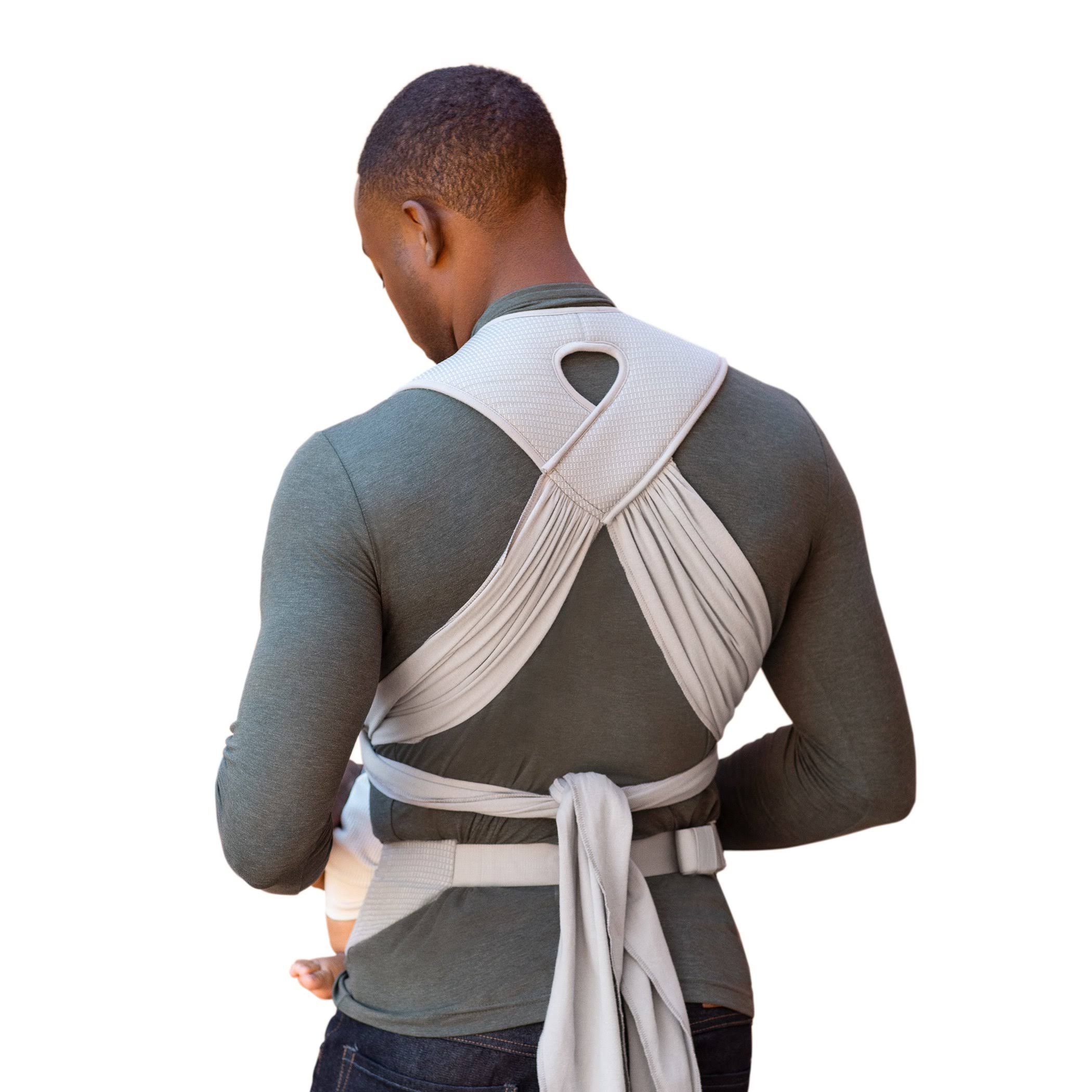 Moby Wrap Cloud Ultra-Light Hybrid Baby Carrier in Whisper