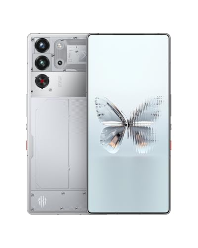 REDMAGIC 10 Pro Smartphone 5G, 144Hz Gaming Phone, 6.85" FHD+, Under Display Camera, 7050mAh Android Phone, Snapdragon 8 Elite, 16+512GB, 80W Charger, Dual-Sim, Unlocked Phone Transparent