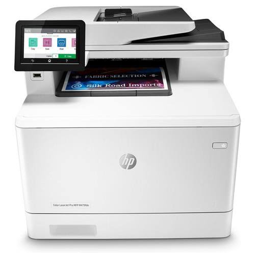 HP - LaserJet Pro M479fdn Color All-in-One Laser Printer - White