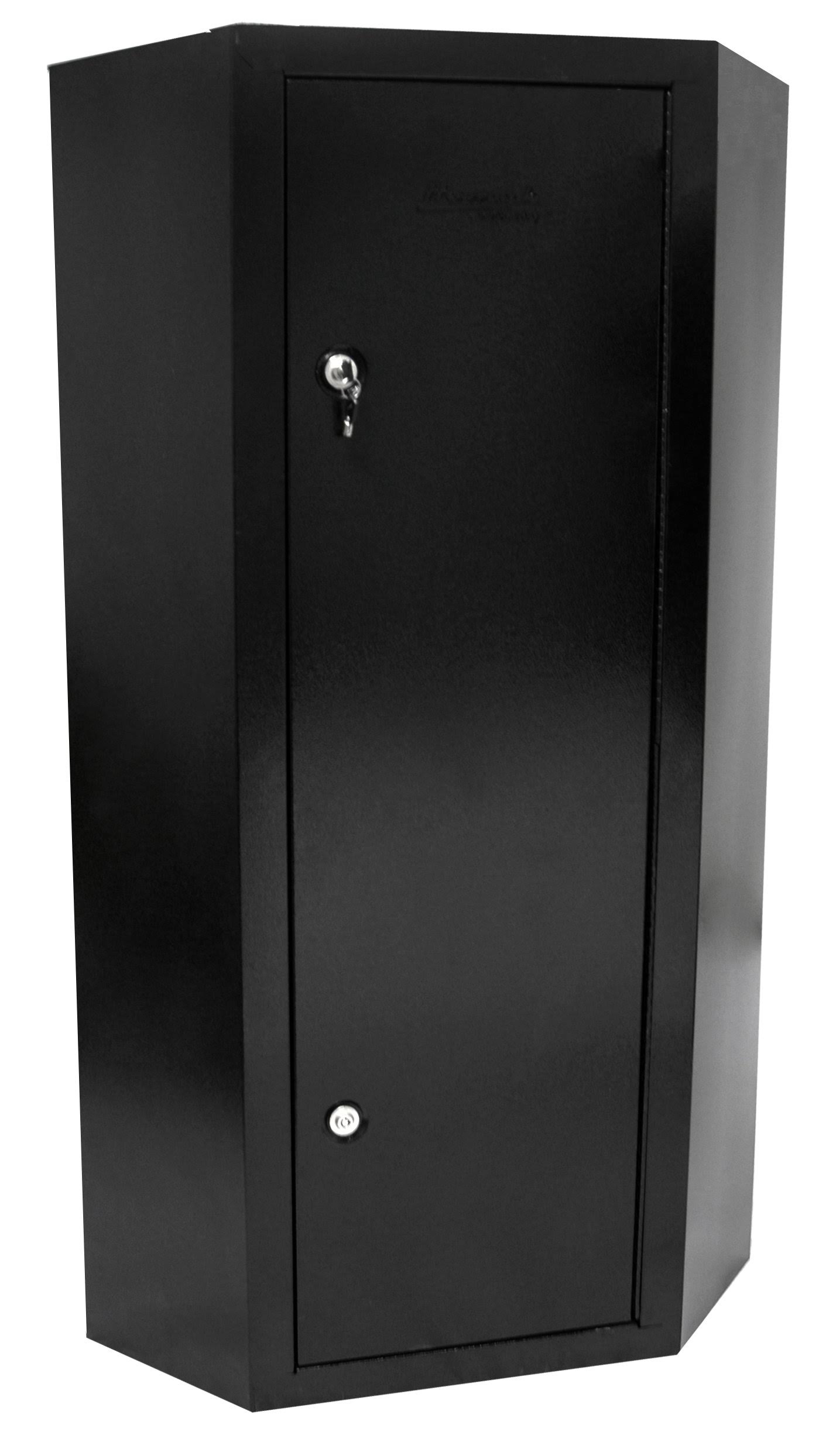 Homak Hs30136010 10-Gun Corner Steel Cabinet - Black
