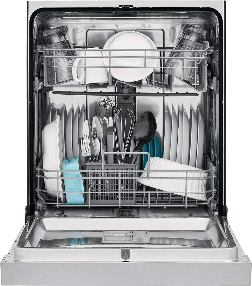 Frigidaire FFBD2420US 24" Built-in Dishwasher with Stainless Steel Drum 14 Place Settings 4 Cycles in Stainless Steel