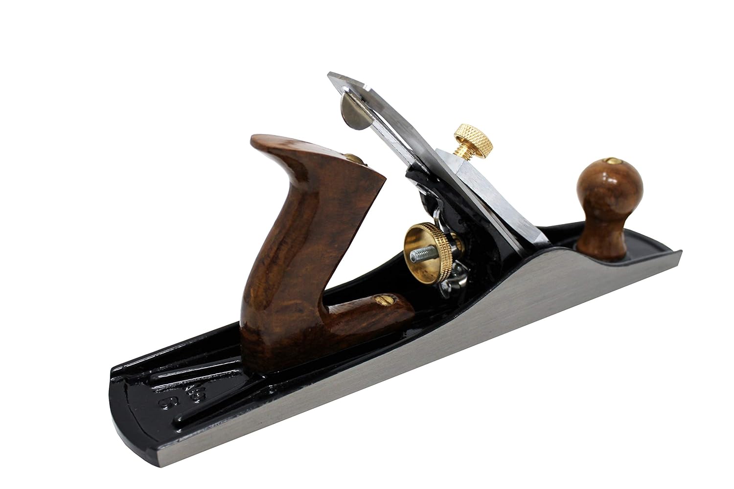 Bench Plane No. 5 - Iron Jack Plane - Fully Adjustable Wood Hand Planer, 14-Inches Long with 2-Inch Cutter, Includes 2 Blades