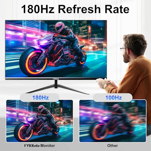 24 Inch Touchscreen Monitor, IPS FHD 1080P Touch PC Display, 100Hz, LED Backlit Multi-Touch Monitor, VESA, HDMI & VGA & USB Computer Touch Screen for Gaming, Business, Warehouse, Bar, Gym