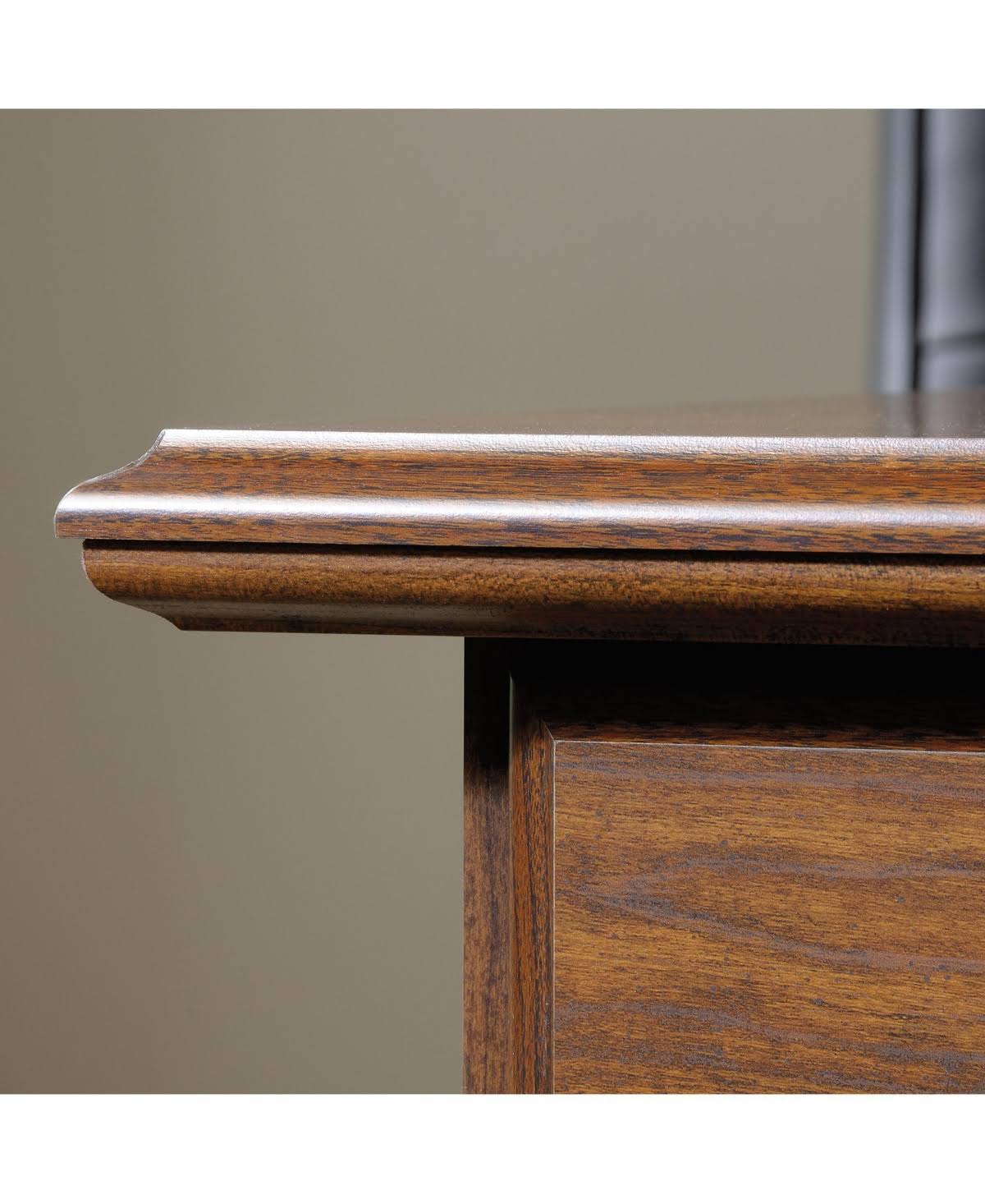 Sauder Orchard Hills Executive Desk | Milled Cherry