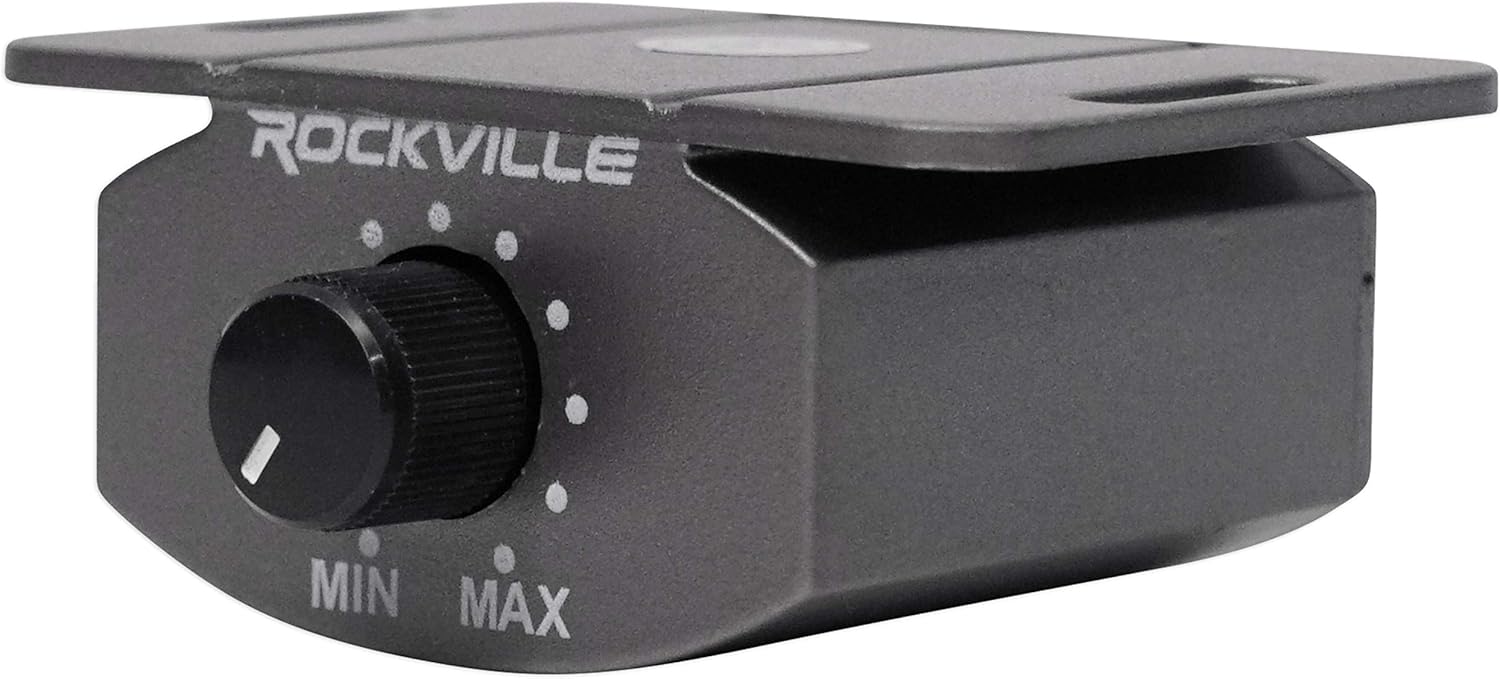 Rockville USS10 10 800w Slim Under-Seat Active Powered Car/Truck Subwoofer Sub