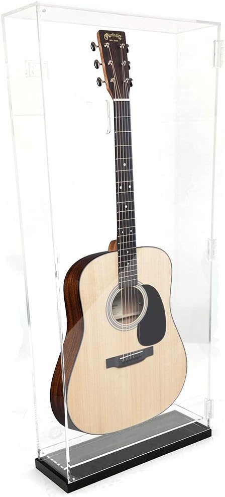 OnDisplay Deluxe Acrylic Wall Mounted/Tabletop UV-Protected Electric Guitar Display Case w/Lights
