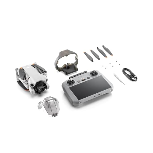 Mini 4 Pro (DJI RC 2), Drones with Camera for Adults 4K, Under 0.549 lbs/249 g, 34 Mins Flight Time, 20km Max Video Transmission Distance, Omnidirectional Vision Sensing, Mini Drone for Beginners