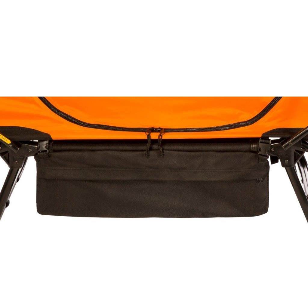 Kamp-Rite Original 1 Person Tent Cot Bed Bundle w/ Valuables Storage Bag