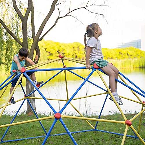 Merax 10FT Dome Climber, Outdoor Playground Climbing Dome Jungle Gym for Kids 3-10 Supporting 1000lbs, Easy Assembly Geometric Dome