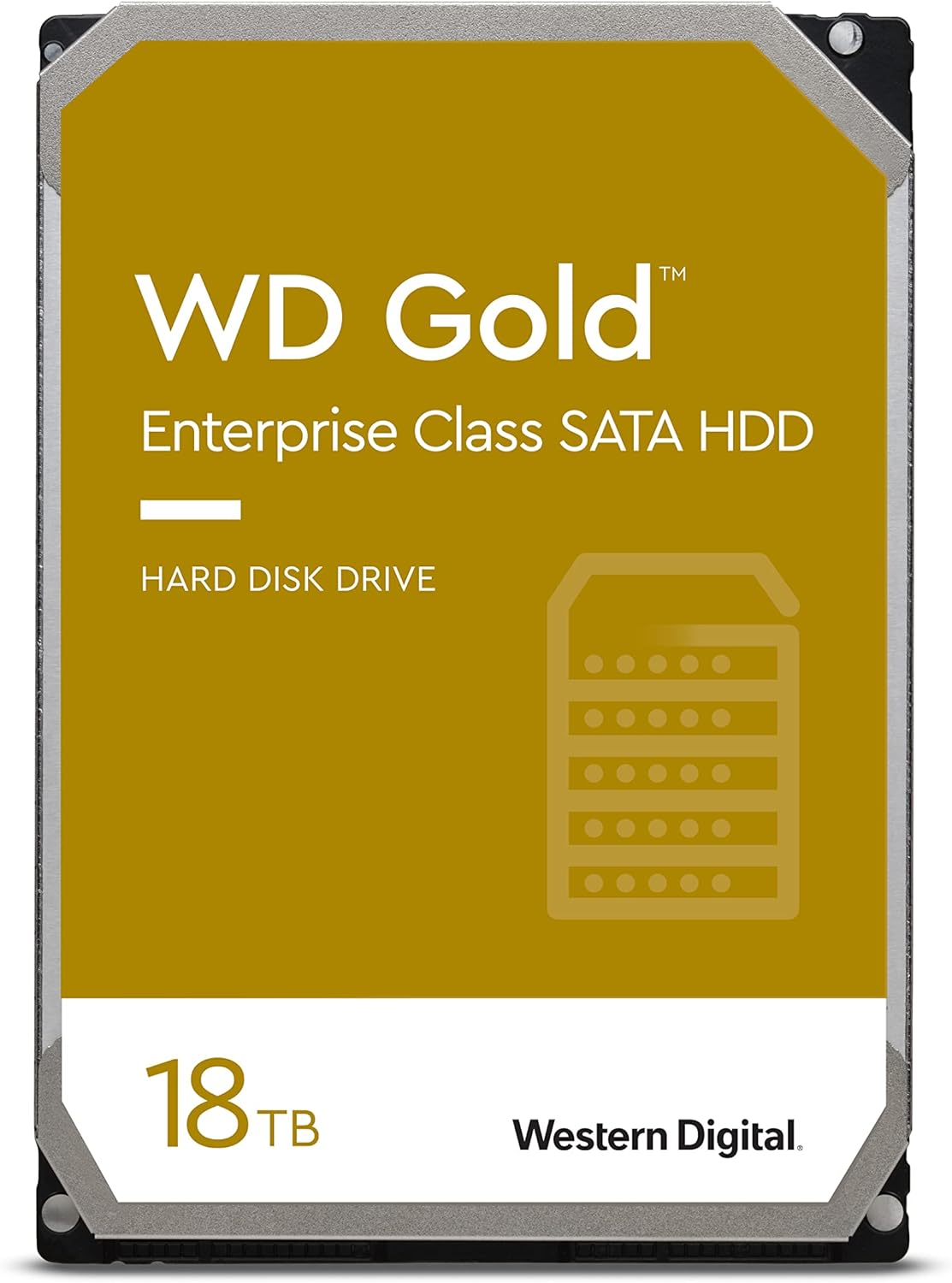 Western Digital 8TB WD Gold Enterprise Class Internal Hard Drive - 7200 RPM Class, SATA 6 Gb/s, 256 MB Cache, 3.5 - WD8004FRYZ