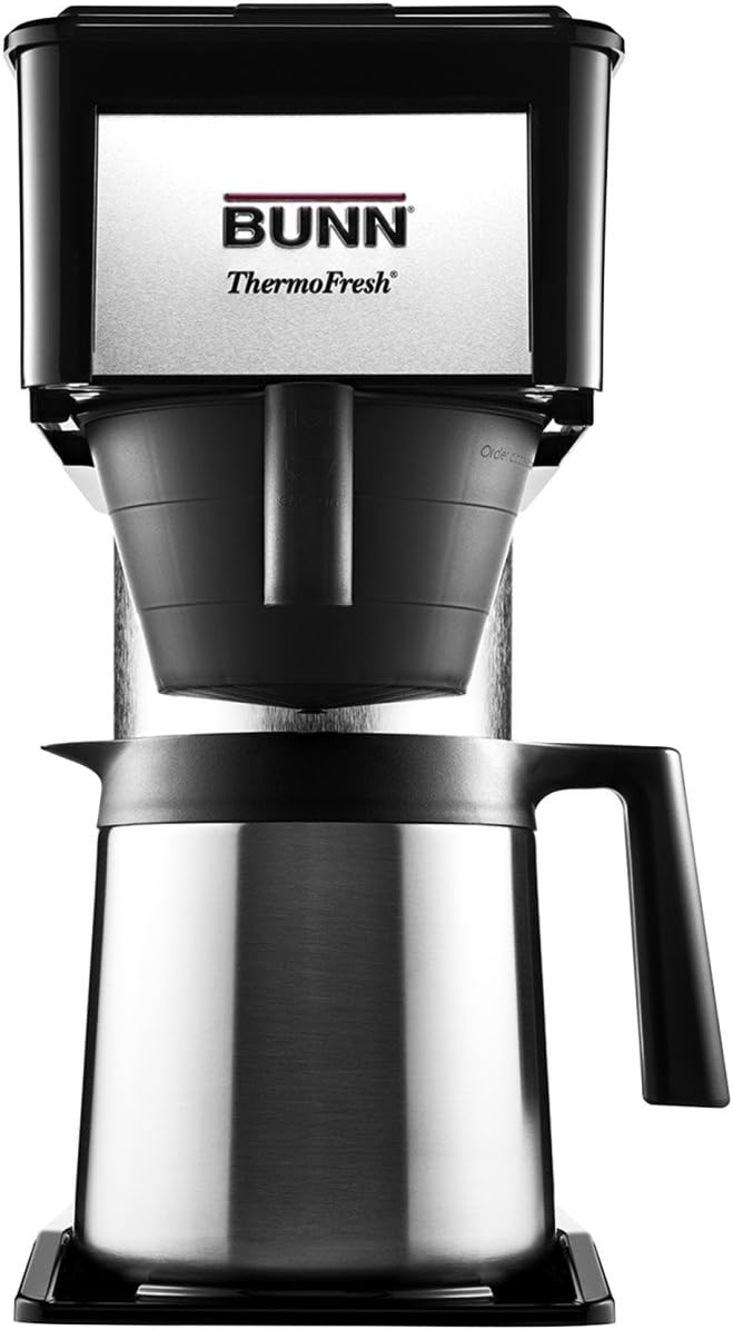BUNN BT BT Speed Brew 10-Cup Thermal Carafe Home Coffee Brewer, Black