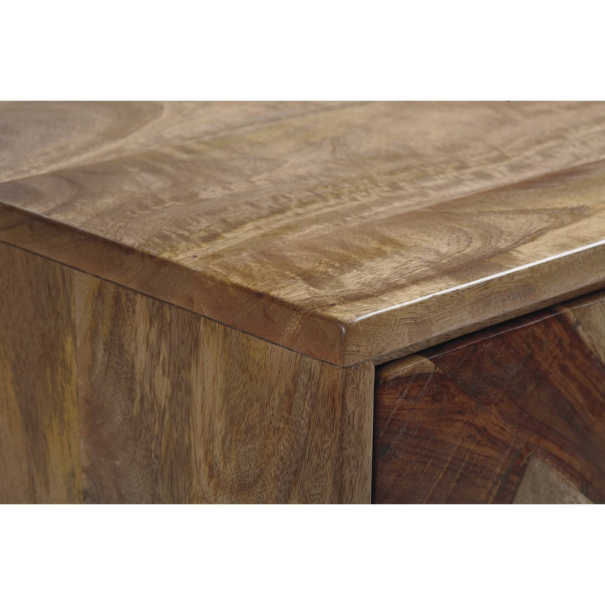 Ashley Dorvale Two-Tone Brown Accent Cabinet