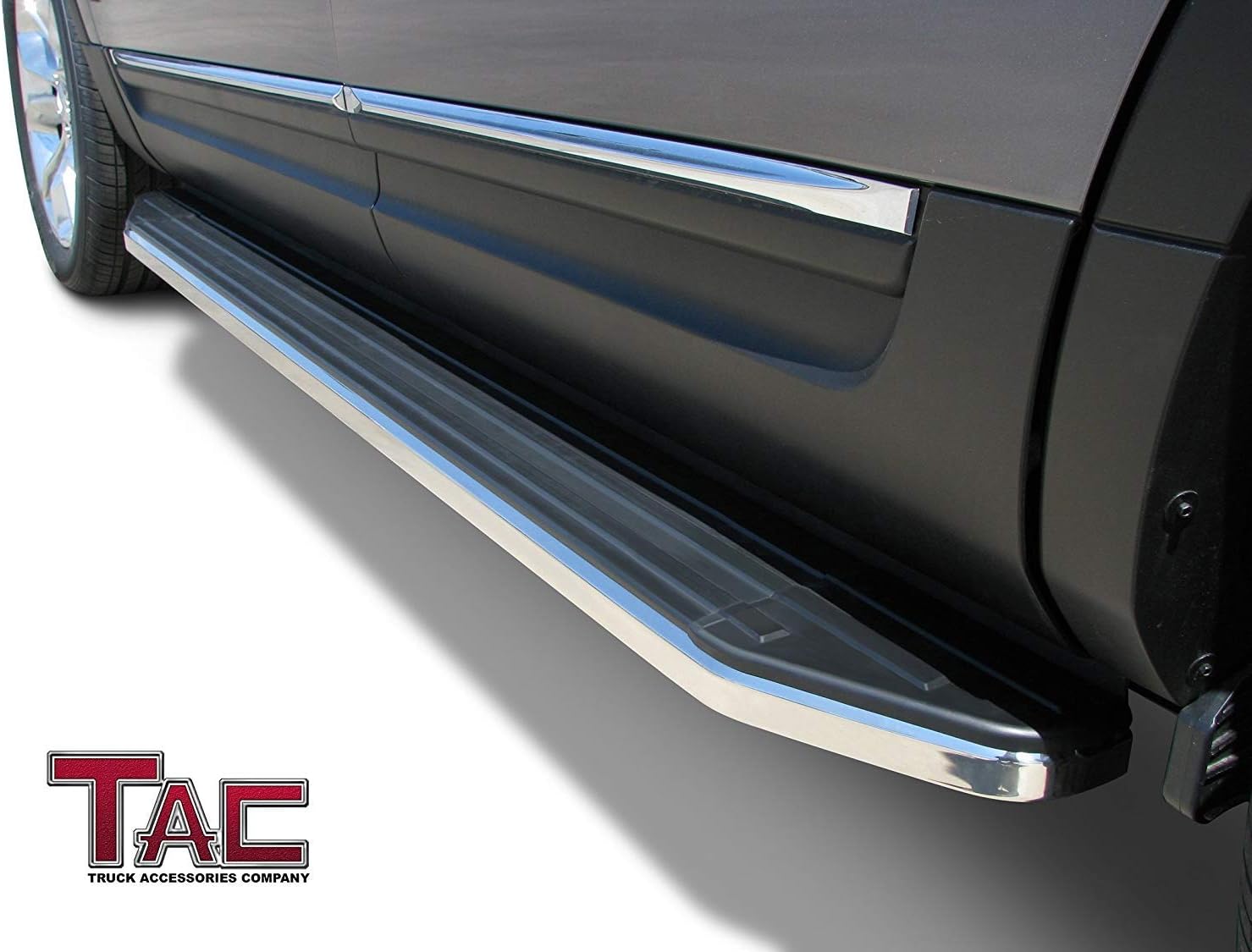 TAC Running Boards Fit 2011-2020 Toyota Sienna (Plastic Cover Under Floor Panel Must be Cut)(Exclude SE Model) Aluminum Black Side Steps Nerf Bars Step Rails Rock Panel Off Road Accessories 2 Pieces