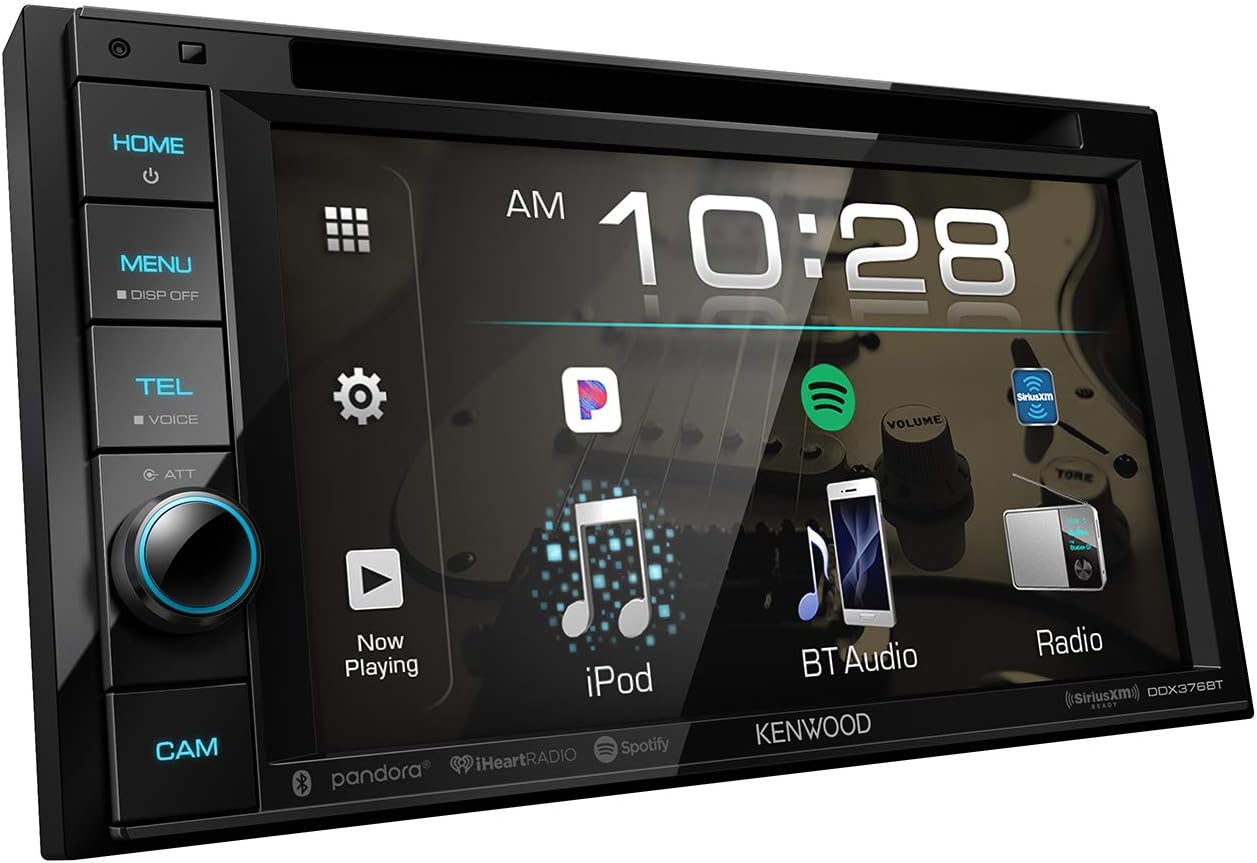 Kenwood DDX376BT 6.2" in-Dash Car DVD Monitor Bluetooth Receiver w/USB/AUX